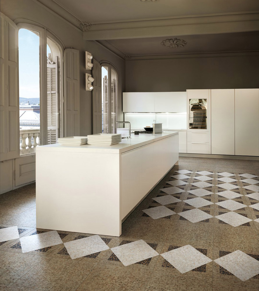 Pavimenti effetto cemento arreda la casa e l'ufficio